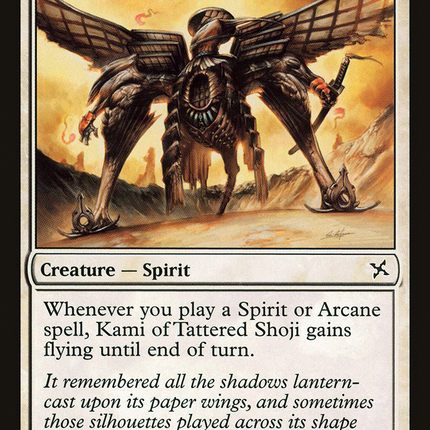 Kami of Tattered Shoji [Betrayers of Kamigawa]
