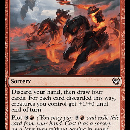 Pyretic Charge [Outlaws of Thunder Junction Commander] Foil