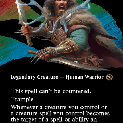 Surrak, Elusive Hunter (Borderless) [Tarkir: Dragonstorm] Foil