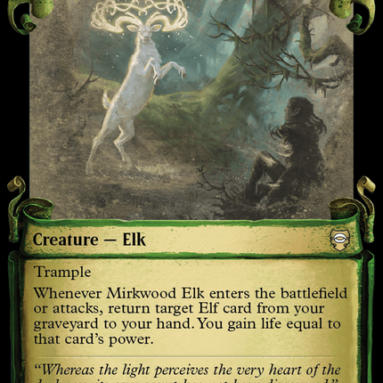 Mirkwood Elk (Showcase) [Tales of Middle-earth Commander]
