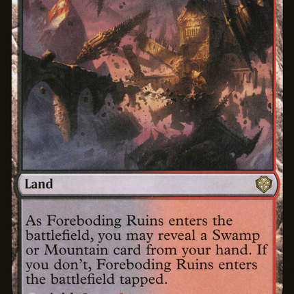 Foreboding Ruins [Starter Commander Decks]