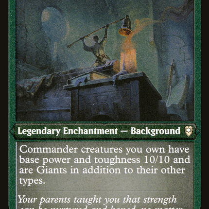 Raised by Giants [Commander Legends: Battle for Baldur's Gate] Etched Foil
