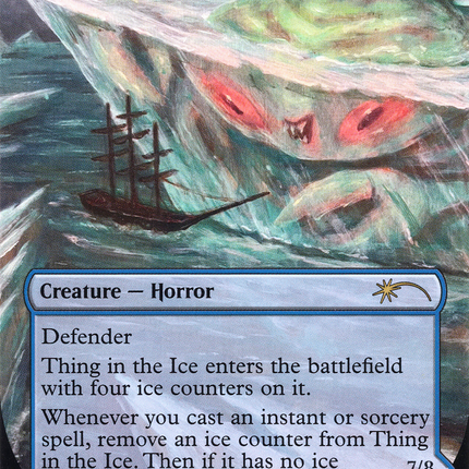 Thing in the Ice // Awoken Horror (convertdfc) (Borderless) [Regional Championship Qualifiers 2023]
