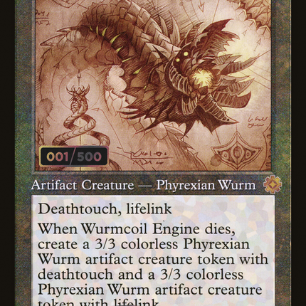 Wurmcoil Engine (Retro) [The Brothers' War Retro Artifacts] Serialized Foil