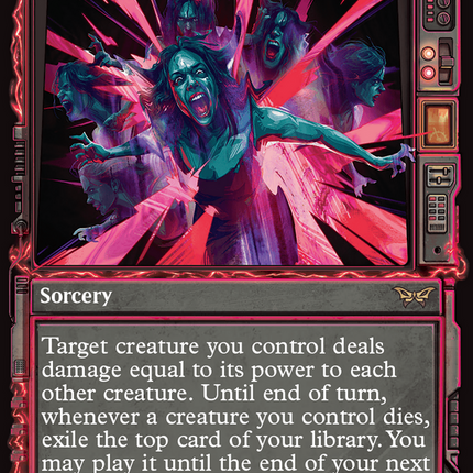 Waltz of Rage (Showcase) [Duskmourn: House of Horror] Foil