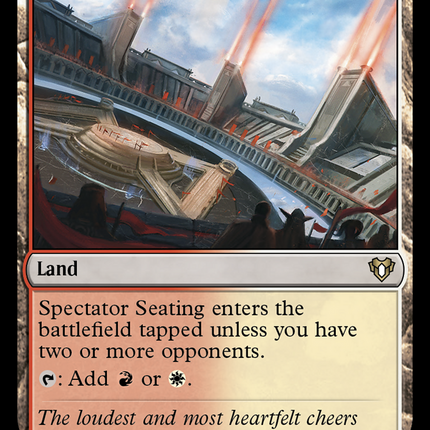 Spectator Seating [Commander Masters]