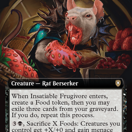 Insatiable Frugivore [Bloomburrow Commander] Foil