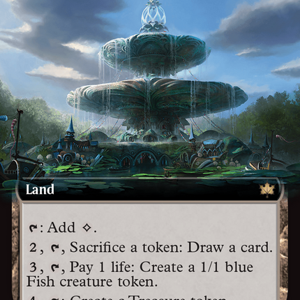 Fountainport (Extended Art) [Bloomburrow] Foil