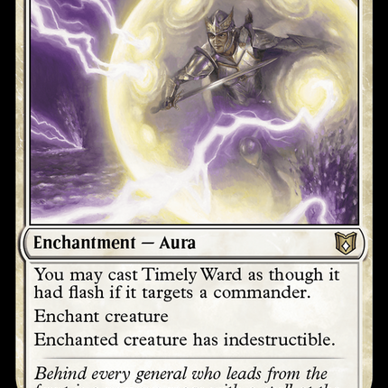 Timely Ward [Wilds of Eldraine Commander]