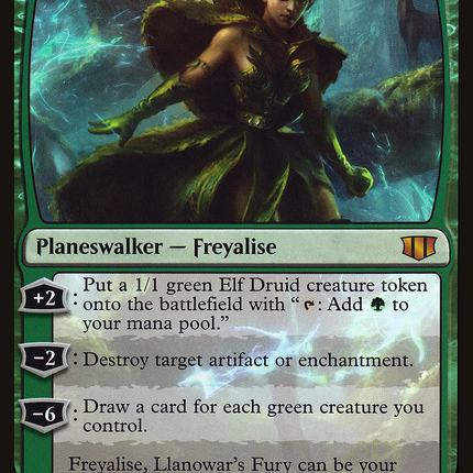 Freyalise, Llanowar's Fury [Commander 2014 Oversized] Foil
