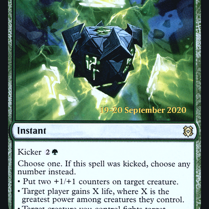 Inscription of Abundance [Zendikar Rising Promos] Prerelease Foil