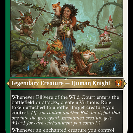 Ellivere of the Wild Court [Wilds of Eldraine Commander] Etched Foil