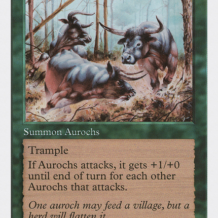Aurochs [Fifth Edition]