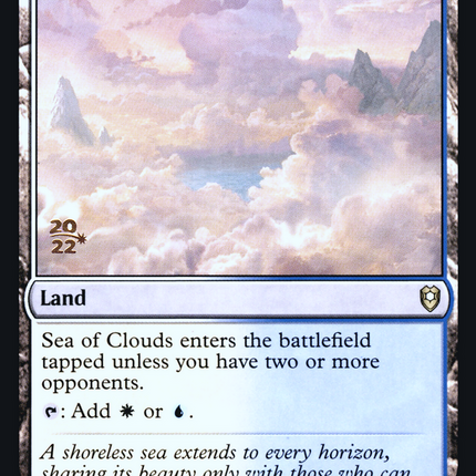 Sea of Clouds [Battle for Baldur's Gate Promos] Prerelease Foil