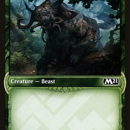 Garruk's Gorehorn (Showcase) [Core Set 2021]