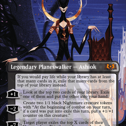 Ashiok, Wicked Manipulator (Borderless) [Wilds of Eldraine]