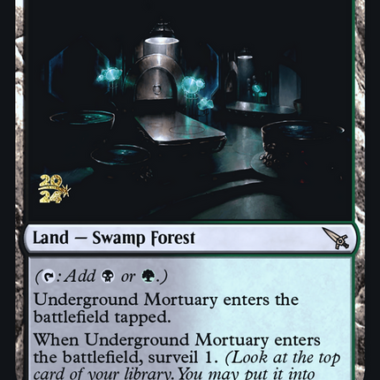 Underground Mortuary [Murders at Karlov Manor Promos] Prerelease Foil
