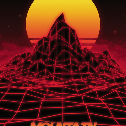 Mountain (418) (Borderless) [Secret Lair Drop]