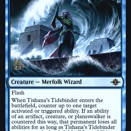 Tishana's Tidebinder [The Lost Caverns of Ixalan Promos] Prerelease Foil