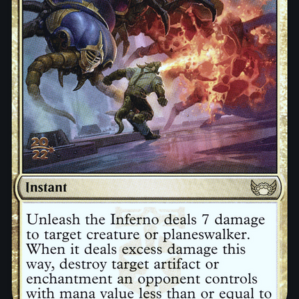 Unleash the Inferno [Streets of New Capenna Promos] Prerelease Foil