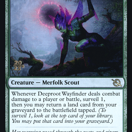 Deeproot Wayfinder [March of the Machine Promos] Prerelease Foil