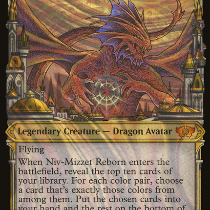 Niv-Mizzet Reborn (Showcase) [Multiverse Legends] Halo Foil