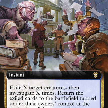 Disorder in the Court (Extended Art) [Crimson Vow Commander]
