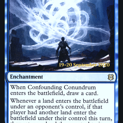 Confounding Conundrum [Zendikar Rising Promos] Prerelease Foil