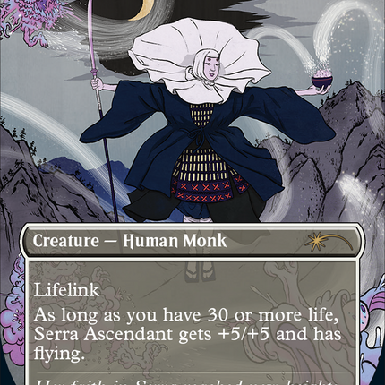 Serra Ascendant (Borderless) [Secret Lair Drop]