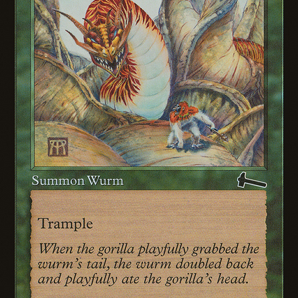 Yavimaya Wurm [Urza's Legacy]