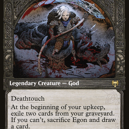Egon, God of Death // Throne of Death (Showcase) [Kaldheim]