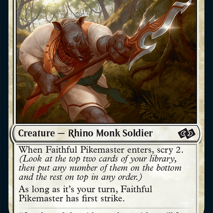 Faithful Pikemaster [Foundations Jumpstart]