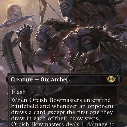 Orcish Bowmasters (Borderless) [The Lord of the Rings: Tales of Middle-earth]