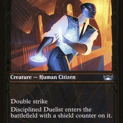Disciplined Duelist (Showcase) [Streets of New Capenna] Gilded Foil