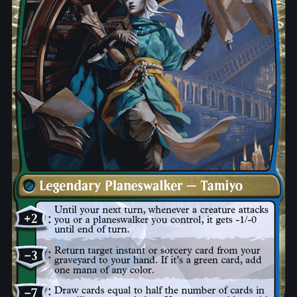 Tamiyo, Inquisitive Student // Tamiyo, Seasoned Scholar [Modern Horizons 3 Promos] Prerelease Foil