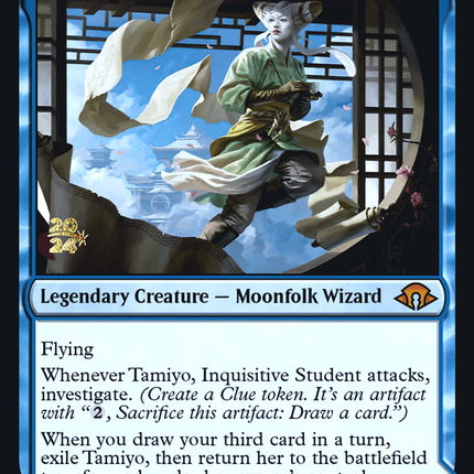 Tamiyo, Inquisitive Student // Tamiyo, Seasoned Scholar [Modern Horizons 3 Promos] Prerelease Foil