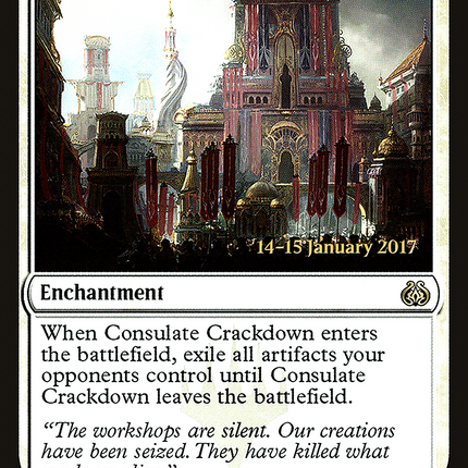 Consulate Crackdown [Aether Revolt Promos] Prerelease Foil