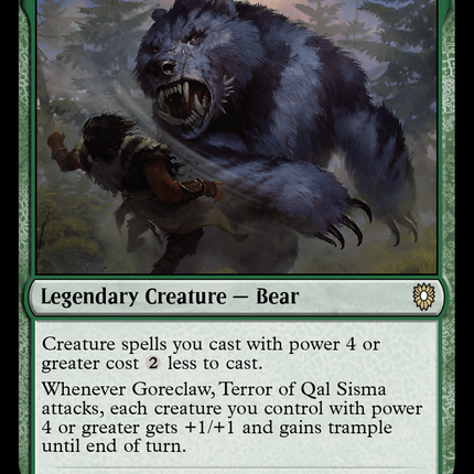 Goreclaw, Terror of Qal Sisma [Bloomburrow Commander]