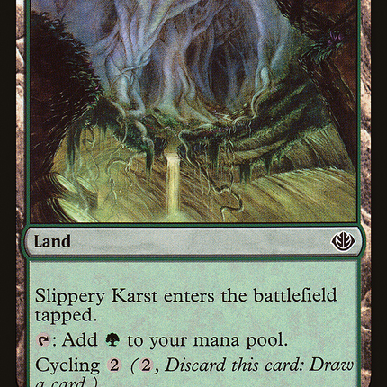 Slippery Karst [Duel Decks Anthology: Garruk vs. Liliana]