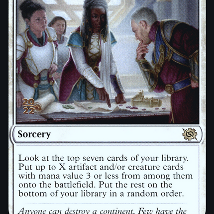 Kayla's Reconstruction [The Brothers' War Promos] Prerelease Foil