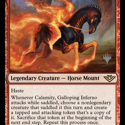 Calamity, Galloping Inferno [Outlaws of Thunder Junction Promos]
