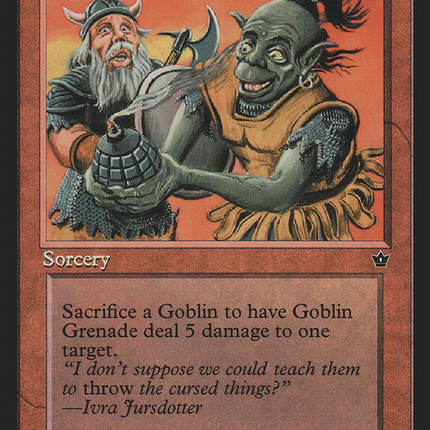 Goblin Grenade (Frazier) [Fallen Empires]
