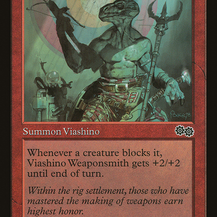 Viashino Weaponsmith [Urza's Saga]