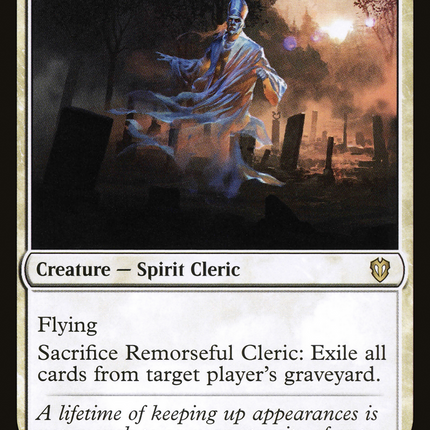 Remorseful Cleric [Crimson Vow Commander]