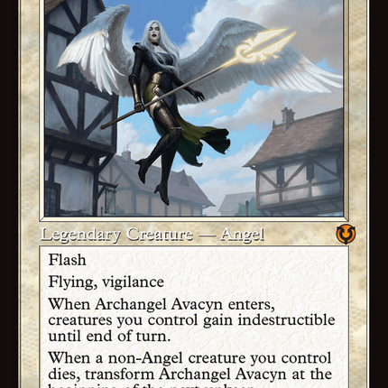 Archangel Avacyn // Avacyn, the Purifier (Retro Frame) [Innistrad Remastered] Foil