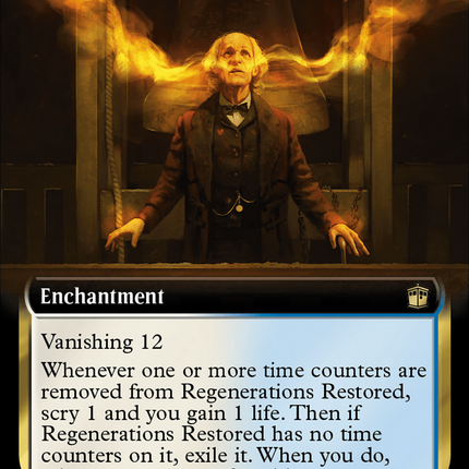Regenerations Restored (Extended Art) [Doctor Who]