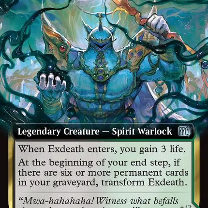 Exdeath, Void Warlock // Neo Exdeath, Dimension's End (Extended Art) [FINAL FANTASY] Foil