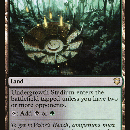 Undergrowth Stadium [Commander Legends]