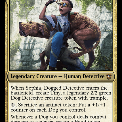 Sophia, Dogged Detective [Murders at Karlov Manor Commander] Foil
