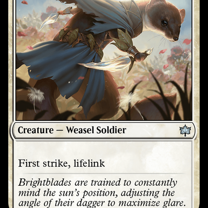 Brightblade Stoat [Bloomburrow] Foil